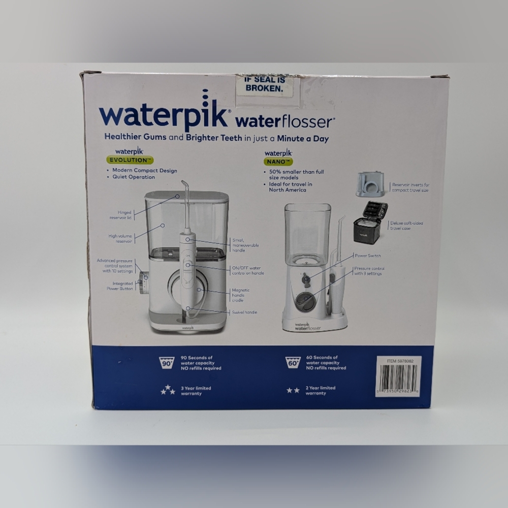 Waterpik Evolution Nano Water Flosser Combo Pack - Picture 2 of 4